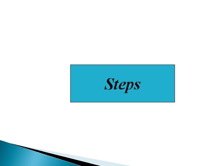 Steps 