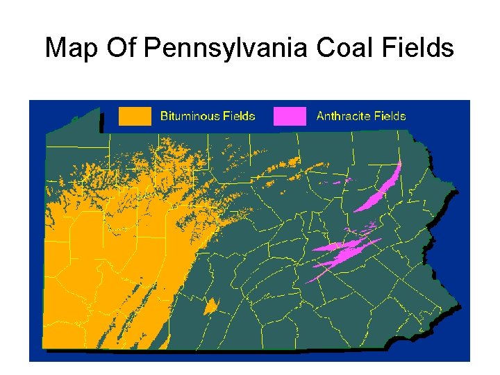 Map Of Pennsylvania Coal Fields 