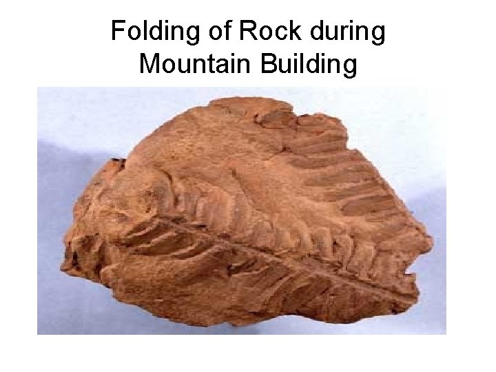 Folding of Rock during Mountain Building 