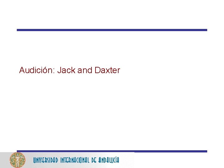 Audición: Jack and Daxter 