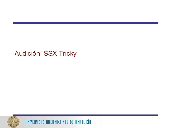 Audición: SSX Tricky 