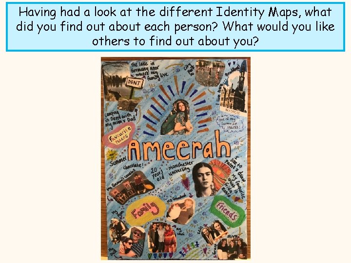 Having had a look at the different Identity Maps, what did you find out