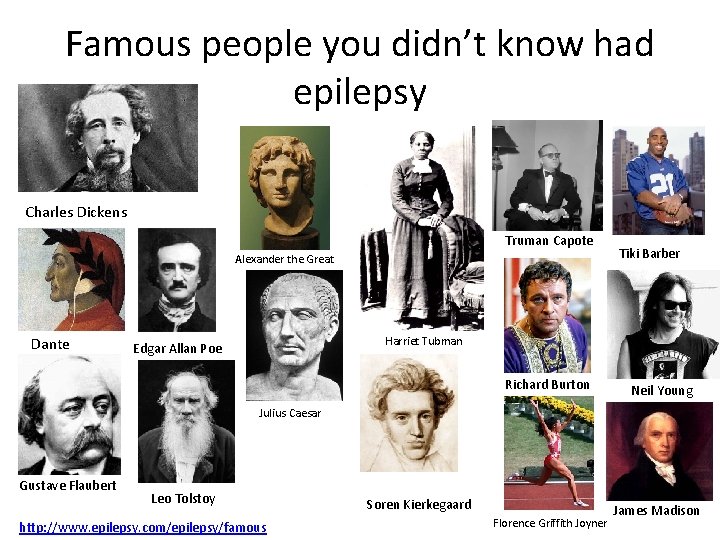 Famous people you didn’t know had epilepsy Charles Dickens Truman Capote Alexander the Great