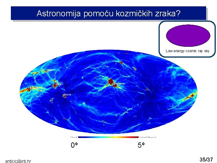 Astronomija pomoću kozmičkih zraka? Low-energy cosmic ray sky 0º Introduction anticic@irb. hr Silicon 5º