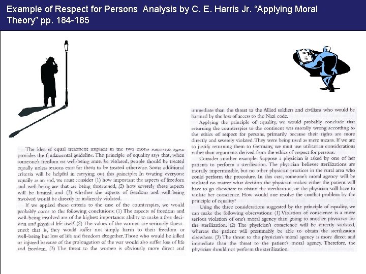 Example of Respect for Persons Analysis by C. E. Harris Jr. “Applying Moral Theory”