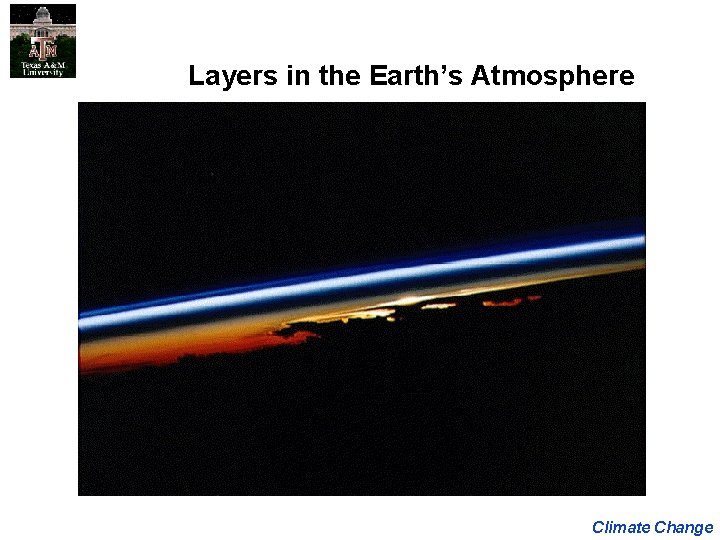 Layers in the Earth’s Atmosphere Climate Change 