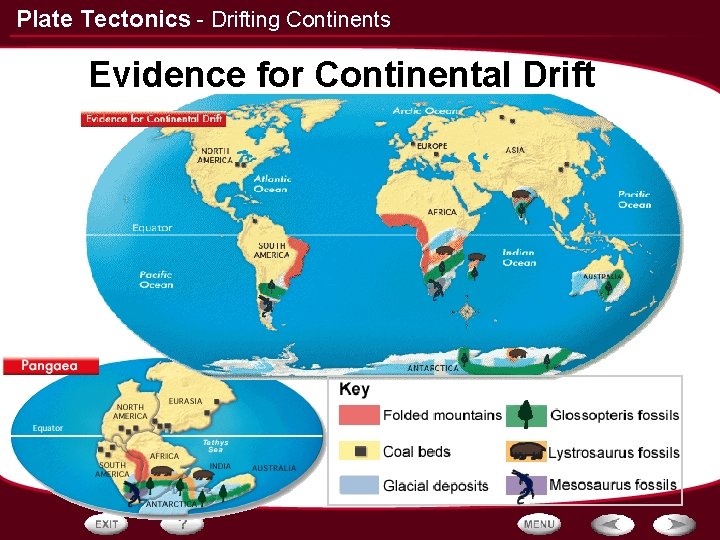 Plate Tectonics - Drifting Continents Evidence for Continental Drift 