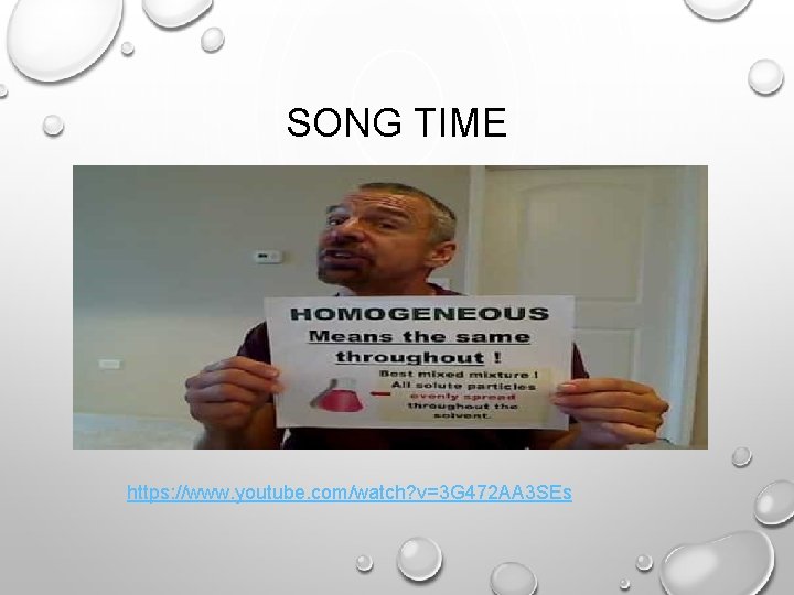SONG TIME https: //www. youtube. com/watch? v=3 G 472 AA 3 SEs 