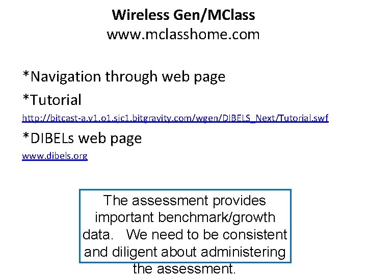 Wireless Gen/MClass www. mclasshome. com *Navigation through web page *Tutorial http: //bitcast-a. v 1.