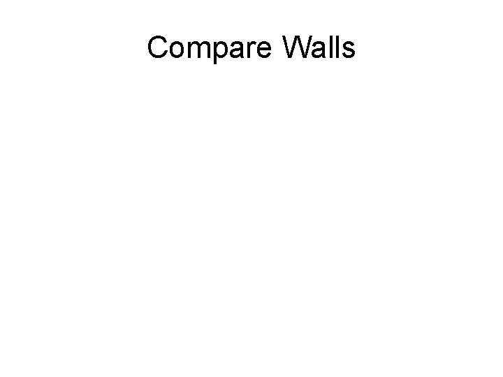 Compare Walls 
