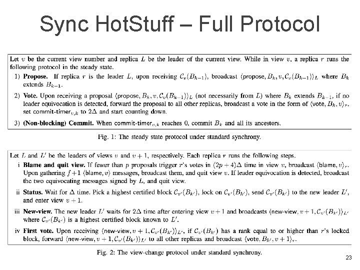 Sync Hot. Stuff – Full Protocol 23 