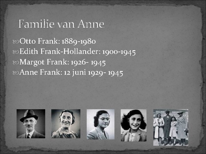 Anne Frank Spreekbeurt door Floor Klker Algemeen Waar