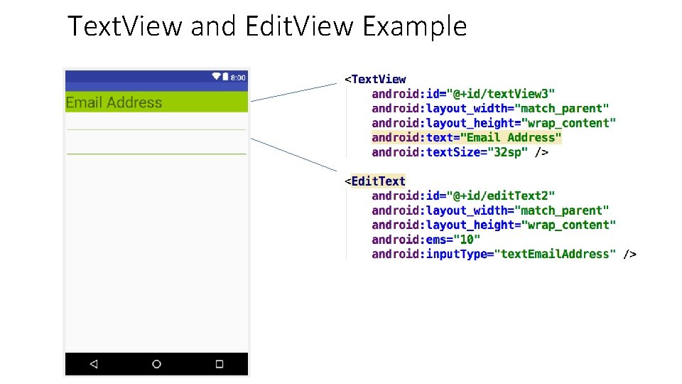 Text. View and Edit. View Example Text. View and Edit. View Example