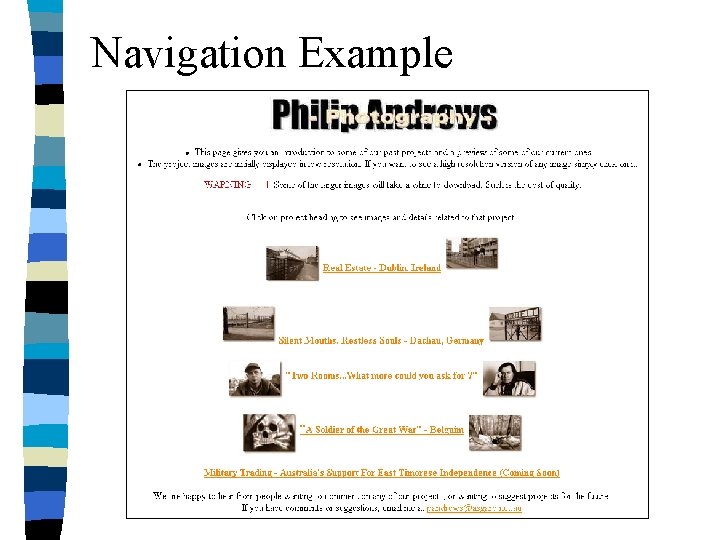 Navigation Example 