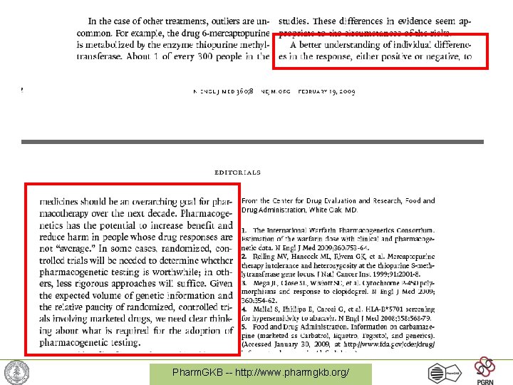 Pharm. GKB -- http: //www. pharmgkb. org/ 