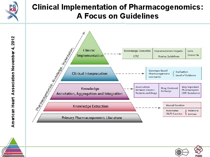 American Heart Association November 4, 2012 Clinical Implementation of Pharmacogenomics: A Focus on Guidelines