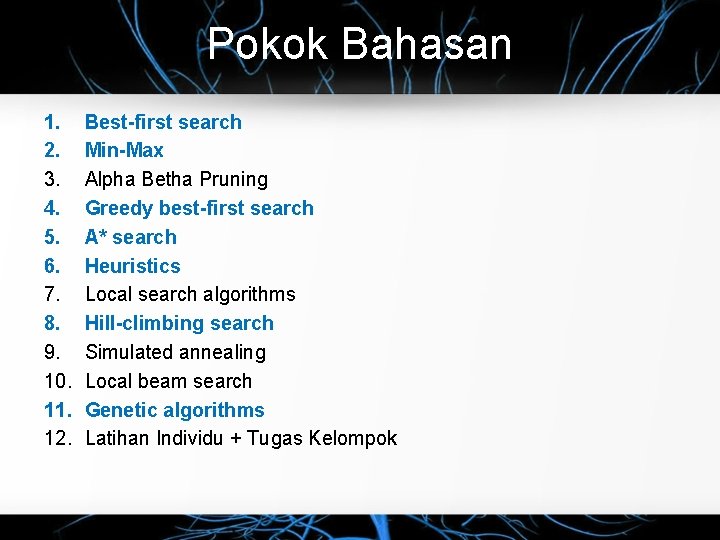 Pokok Bahasan 1. 2. 3. 4. 5. 6. 7. 8. 9. 10. 11. 12.