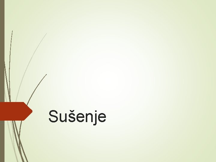 Sušenje 