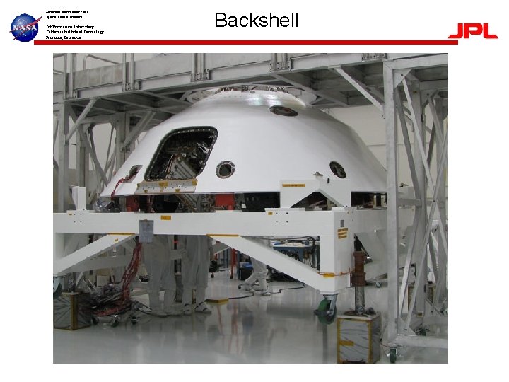 National Aeronautics and Space Administration Jet Propulsion Laboratory California Institute of Technology Pasadena, California