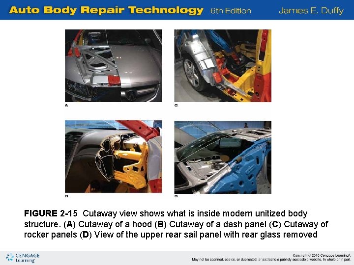 FIGURE 2 -15 Cutaway view shows what is inside modern unitized body structure. (A)