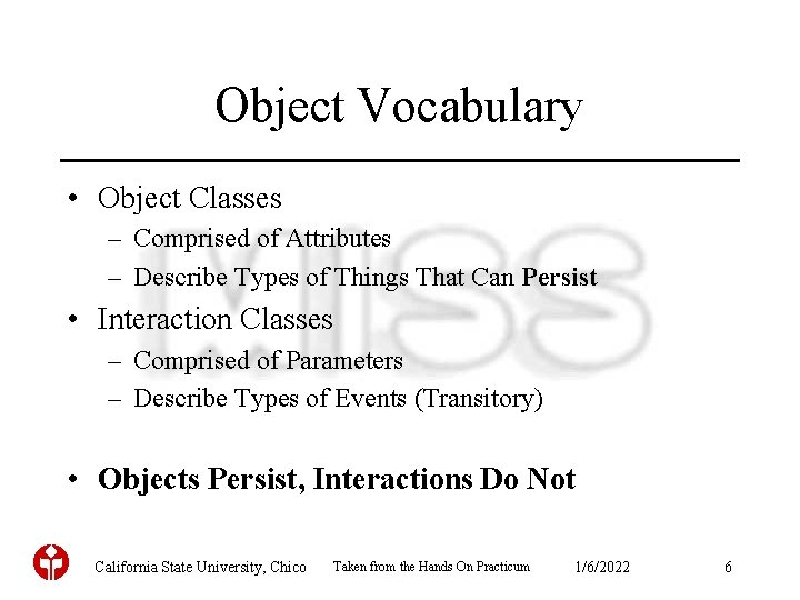 High Level Architecture Module 1 Basic Concepts Roy
