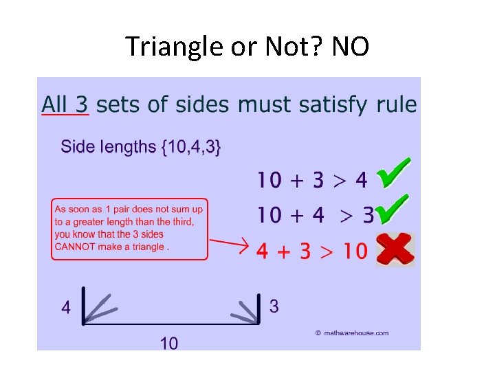 Triangle or Not? NO 
