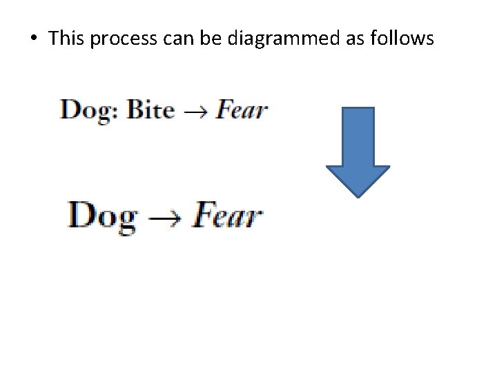  • This process can be diagrammed as follows 