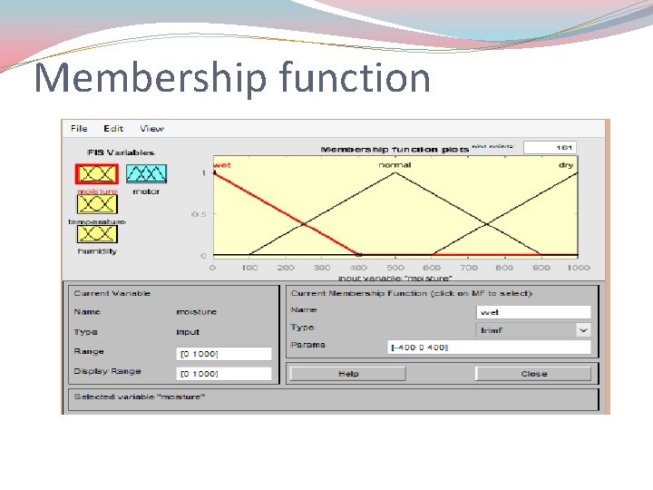 Membership function 