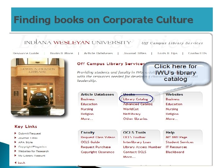 Finding books on Corporate Culture Finding books on Corporate Culture