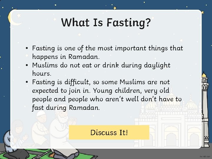 What Is Fasting? • Fasting is one of the most important things that happens