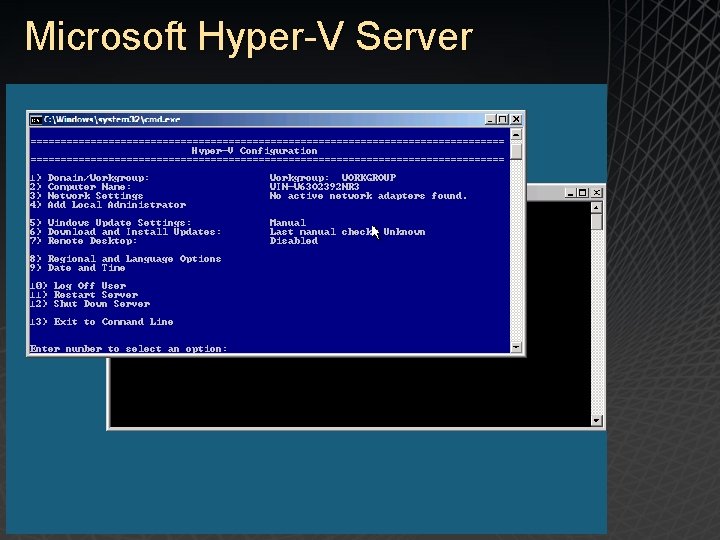 Microsoft Hyper-V Server 