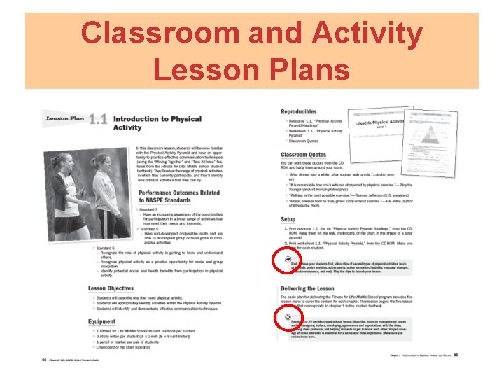 Classroom and Activity Lesson Plans 
