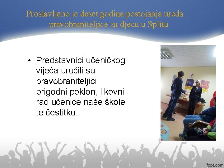 Proslavljeno je deset godina postojanja ureda pravobraniteljice za djecu u Splitu • Predstavnici učeničkog