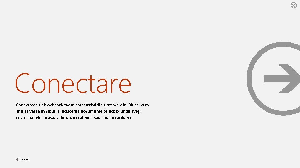 Conectarea deblochează toate caracteristicile grozave din Office, cum ar fi salvarea în cloud și