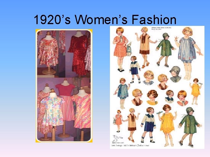 1920’s Women’s Fashion 