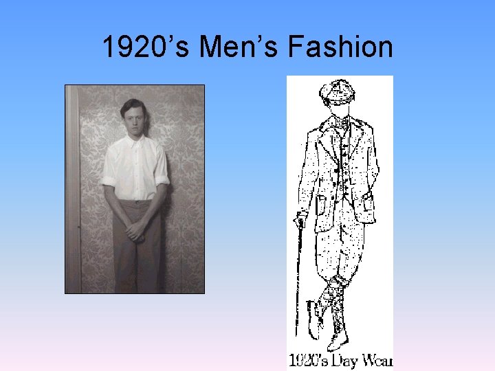 1920’s Men’s Fashion 