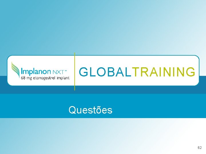 GLOBALTRAINING Questões 62 