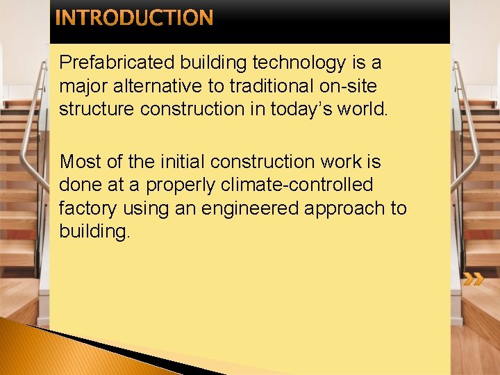 Prefabricated building technology is a major alternative to traditional on-site structure construction in today’s