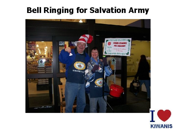 Bell Ringing for Salvation Army 