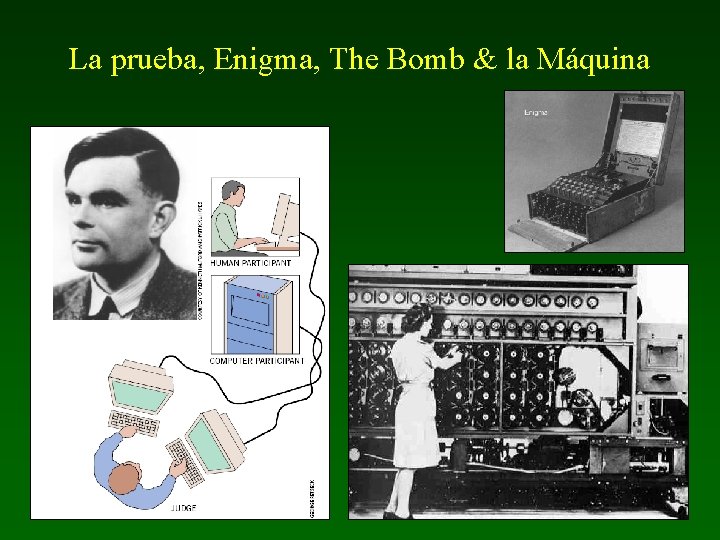 La prueba, Enigma, The Bomb & la Máquina 