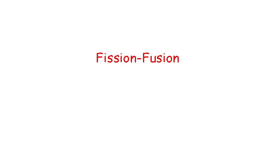 Fission-Fusion 