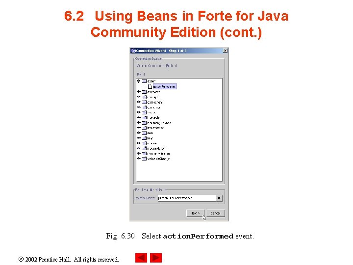 6. 2 Using Beans in Forte for Java Community Edition (cont. ) Fig. 6.