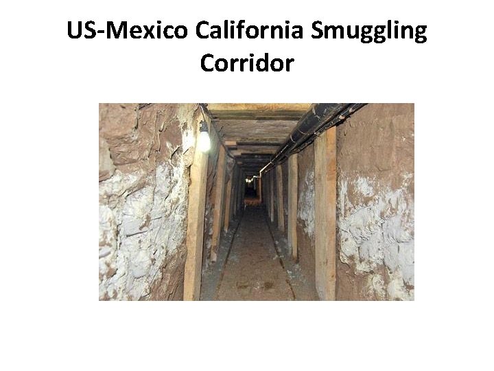 US-Mexico California Smuggling Corridor 