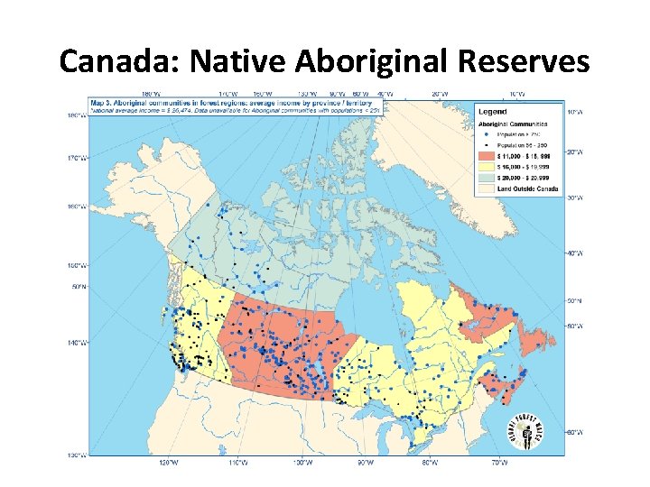 Canada: Native Aboriginal Reserves 