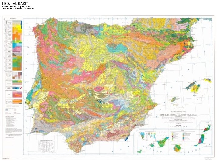 I. E. S. AL BASIT DPTO. GEOGRAFÍA E HISTORIA Mercedes García Guerrero 