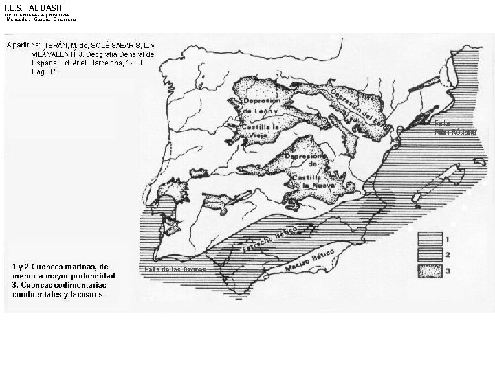 I. E. S. AL BASIT DPTO. GEOGRAFÍA E HISTORIA Mercedes García Guerrero 