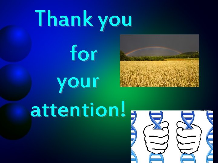 Thank you for your attention! 