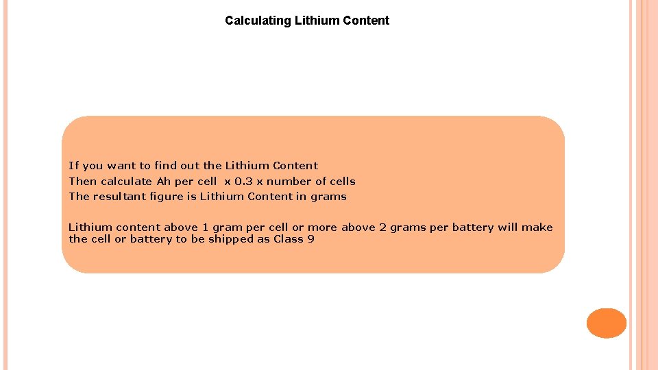 Calculating Lithium Content If you want to find out the Lithium Content Then calculate Calculating Lithium Content If you want to find out the Lithium Content Then calculate