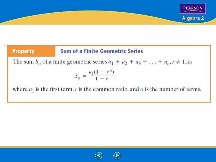 Algebra 2 