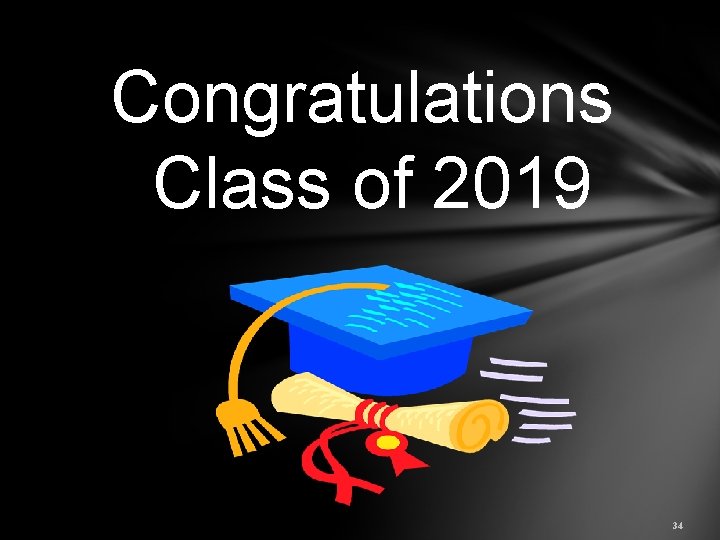 Congratulations Class of 2019 34 